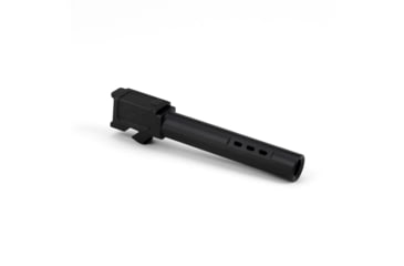 Image of Zaffiri Precision Side Ported Glock 17 Gen 5 9mm Luger Non-Threaded Pistol Barrel, 4.42in, 1-10 RH Twist, Nitride, Black, BA-G17G5-SP-BN