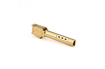 Image of Zaffiri Precision Side Ported Glock 19 Gen 3, Glock 19 Gen 4 9mm Luger Non-Threaded Pistol Barrel, 3.90in, 1-10 RH Twist, PVD, Gold, BA-G19G14-SP-GLD
