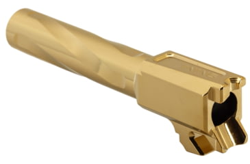 Image of Zaffiri Precision Springfield Hellcat Pro Flush &amp; Crown Pistol Barrel, Twist 1-10, 416R Stainless Steel, Gold, ZP.HCPROBG