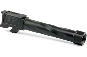 Image of Zaffiri Precision Threaded Pistol Barrel, Glock 17 Gen 5, 9mm, 1/10 Twist, 1/2x28, 416R Stainless Steel, Black Nitride, ZP.17G5BTBN