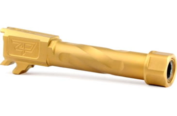 Image of Zaffiri Precision Threaded Pistol Barrel, Sig P365, 9mm, 1/10 Twist, 1/2x28, 416R Stainless Steel, Titanium Nitride, ZP.365BTG
