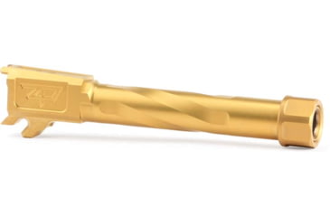 Image of Zaffiri Precision Threaded Pistol Barrel, Sig P365XL, 9mm, 1/10 Twist, 1/2x29, 416R Stainless Steel, Titanium Nitride, ZP.365XLBTG