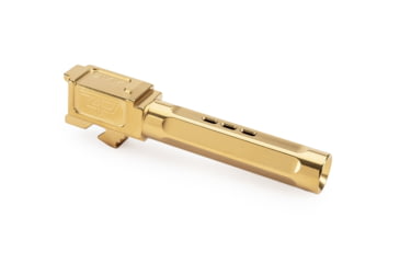 Image of Zaffiri Precision Top Ported Glock 19 Gen 5 9mm Luger Non-Threaded Pistol Barrel, 3.95in, 1-10 RH Twist, PVD, Gold, BA-G19G5-TP-GLD