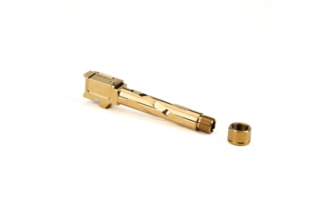 Image of Zaffiri Precision Glock 19 Gen 3, Glock 19 Gen 4 9mm Luger Threaded Pistol Barrel, 4.50in, 1-10 RH Twist, PVD, Gold, BA-G19G15-TH-GLD