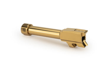 Image of Zaffiri Precision Glock 43X 9mm Luger Threaded Pistol Barrel, 3.90in, 1-10 RH Twist, PVD, Gold, BA-G43-TH-GLD