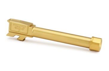 Image of Zaffiri Precision Glock 48 9mm Luger Threaded Pistol Barrel, 4.68in, 1-10 RH Twist, PVD, Gold, BA-G48-TH-GLD