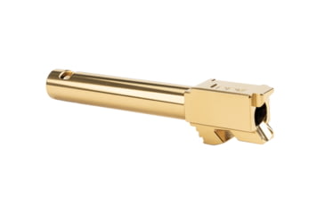 Image of Zaffiri Precision IBS Glock 17 Gen 3, Glock 17 Gen 4 9mm Luger Non-Threaded Pistol Barrel, 4.37in, 1-10 RH Twist, PVD, Gold, BA-G17G14-CP-GLD