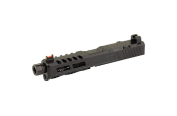 Image of Zaffiri Precision ZPS2 Glock 19 Gen 3 Threaded Complete Pistol Slide, Nitride, Black/Black, G19G3-ZPS2-RMR-BLK-TH-BN