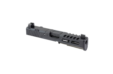 Image of Zaffiri Precision ZPS2 Glock 19 Gen 5 Complete Pistol Slide, Nitride, Black, G19G5-ZPS2-RMR-BLK-FC-BN