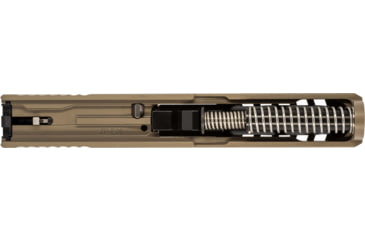 Image of Zaffiri Precision ZPS2 Glock 19 Gen 5 Complete Pistol Slide, Nitride, Flat Dark Earth/Black, G19G5-ZPS2-RMR-FDE-FC-BN