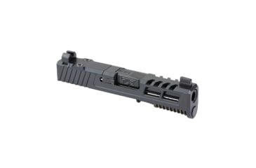 Image of Zaffiri Precision ZPS2 Glock 43X Complete Pistol Slide, Nitride, Black/Black, G43-ZPS2-RMSc-BLK-FC-BN