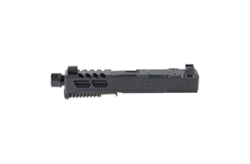 Image of Zaffiri Precision ZPS2 Glock 43X Threaded Complete Pistol Slide, Nitride, Black/Black, G43-ZPS2-RMSc-BLK-TH-BN