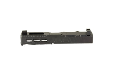 Image of Zaffiri Precision ZPS3 Ported Glock 19 Gen 3 Complete Pistol Slide, Nitride, Black/Black, G19G3-ZPS3-RMR-BLK-TP-BN