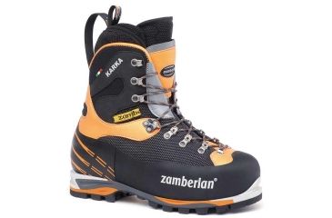 Image of Zamberlan 6000 Karka Evo RR Mountaineering Boot - Men's, Black/Orange, 43 EU / 9 US 6000BO size 43 / 9