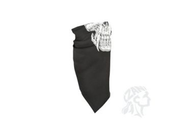 Image of Zan Headgear 3-IN-1 Bandanna, Bamboo-Cotton, Skull w- Fangs BH003