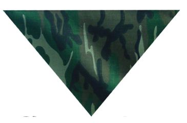 Image of Zan Headgear 3-in-1 Headband System Velcro Bandanna Woodland Camo BV011