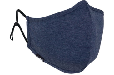 Image of Zan Headgear Adjustable Face Mask With Pm2.5 Filter, Navy - FMA284