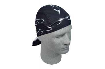 Image of Zan Headgear Flydanna Black Tank Flame Z353