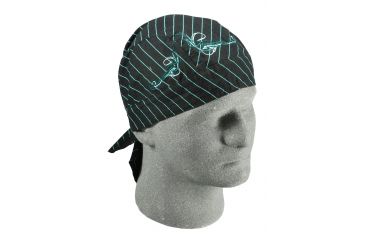 Image of Zan Headgear Flydanna Embroidered Pinstripe Filigree Z657