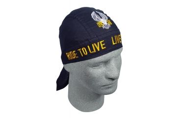 Image of Zan Headgear Flydanna Embroidered Ride to Live Z192
