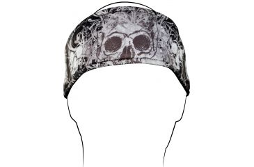 Image of Zan Headgear Headband, DaVinci Skull HB003
