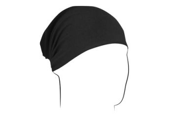 Image of Zan Headgear Headwrap, Bamboo-Cotton, Black HBB114