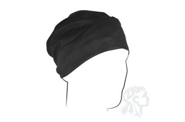 Image of Zan Headgear Headwrap, Cotton, Black HBHH114
