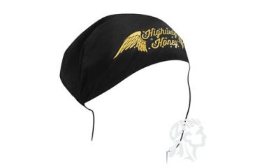 Image of Zan Headgear Headwrap, Cotton, Highway Honey, Wings HBHH05