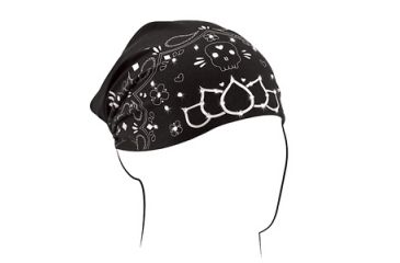 Image of Headwrap, Highway Honey Cotton/Bamboo, Skull Paisley, One Size Fits Most