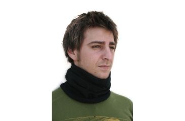 Image of Zan Headgear Microfleece Neck Warmer Black WFMFN114