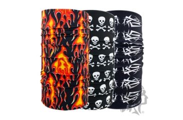 Image of Motley Tube, 3-Pack, Biker, One Size Fits Most