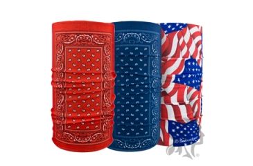 Image of Motley Tube, 3-Pack, Patriotic, One Size Fits Most