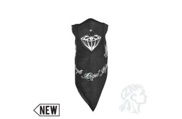 Image of Zan Headgear Neodanna Mask, Cotton-Neoprene, Glow in Dark, Vintage T WNEO138G