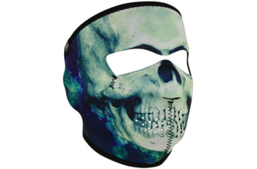 Image of Zan Headgear Neoprene Full Face Mask, Paint Skull - WNFM414