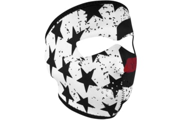 Image of Zan Headgear Neoprene Full Mask, Thin Red Line, WNFM603