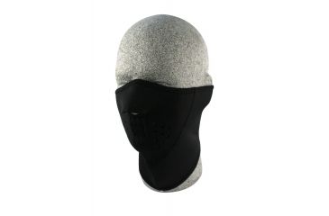 Image of Zan Headgear Neoprene Half Face Mask Black 3-Panel WNFM114H3