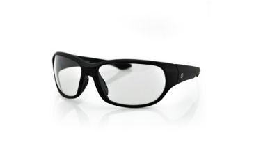 Image of Zan Headgear New Jersey Sunglass, Matte Black Frame, Clear Lens EZNJ01C