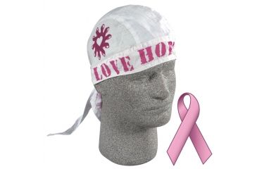Image of Zan Headgear Pink Ribbon Breast Cancer Love Hope Live Flydanna ZBC04