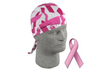 Image of Zan Headgear Pink Ribbon White Flydanna ZBC03