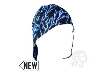 Image of Zan Headgear Welders Cap, Cotton, Blue Lightning, Size 7.5 CPW226L