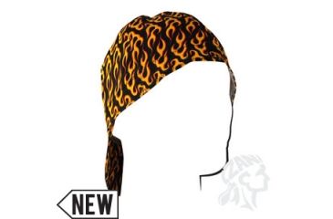 Image of Zan Headgear Welders Cap, Cotton, Flames, Size 7.5 CPW460L
