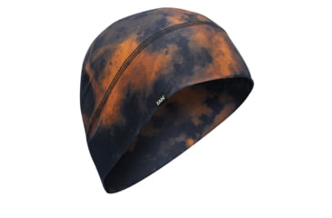 Image of Zan Helmet Liner/Beanie SportFlex Series Black &amp; Brown Tie Dye