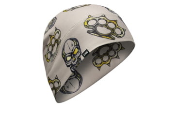 Image of Zan Helmet Liner/Beanie SportFlex Series Greige Spiked Brass Knuckles