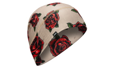 Image of Zan Helmet Liner/Beanie SportFlex Series Tattoo Roses