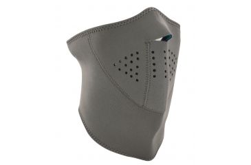 Image of Zanheadgear 3-Panel Half Mask, Neoprene, Gray Reverses to Teal WNFM403H3