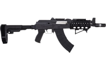 Image of Zastava Arms USA ZPAP92 Semi Auto Pistol with Quad Rail, 7.62X39, 10 in Barrel