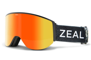 Image of Zeal Optics Beacon Goggles, Phoenix Mirror Lens, John Fellows Frame, Medium, 11895