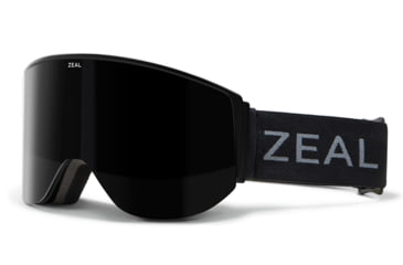 Image of Zeal Optics Beacon Goggles, Polarized Dark Grey Lens, Dark Night Frame, Medium, 11892