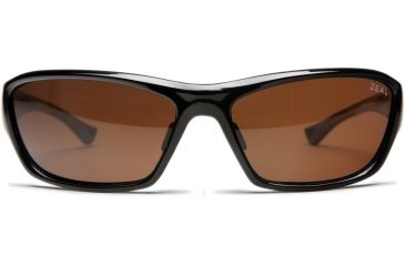 Image of Zeal Optics Boundary Sunglasses, Black Gloss Frame and Polarized Copper Lens 10031