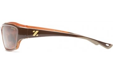 Image of Zeal Optics Boundary Sunglasses, Brown + Orange Gloss Frame and Polarized Copper Lens 10033